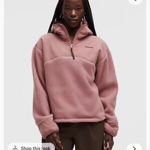 ISO!!! Lululemon Pink/Brown Fleece Pullover